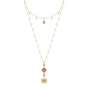 NWB Swarovski Lucky Goddess Necklace